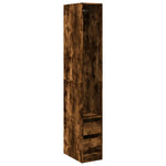 Wardrobe Smoked Oak 30x50x200 cm Engineered Wood 3307742