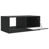 Coffee Table Black 90 x 50 x 37 cm Engineered Wood 895876