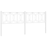 Metal Replace Headboard White 200 cm 376215