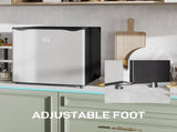46 Litre Table Top Mini Fridge, Small Fridge with Ice Box, Reversible Door, Adjustable Temperature T3398P344215