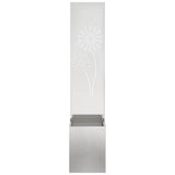Garden Privacy Screen Sliver 32 x 150 cm Stainless steel 876389