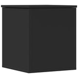 Storage Box Black 40x42x46 cm Engineered Wood 840647