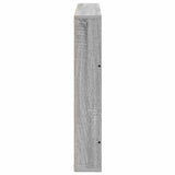 Magazine Rack with Shelf 2 pcs Grey Sonoma 100 x 12 x 70 cm 890859