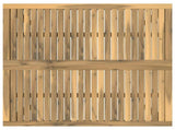 Coffee Table White 100 x 100.5 x 45 cm Solid Acacia Wood 901705