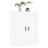 Wall Mounted Cabinet White 69.5x34x90 cm Engineered Wood 830356