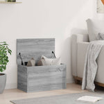 ZNTS Storage Box Grey Sonoma 60x35x35 cm Engineered Wood 840679