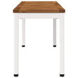 Garden Bench 108.5 x 35 x 45 cm Solid Acacia Wood Rectangular 901296