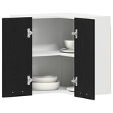 Hanging Cabinet Lyon Black Oak 57 x 57 x 60 cm Engineered Wood 863148