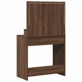 Dressing Table Brown Oak 75.5 x 41 x 135 cm Engineered Wood 865115