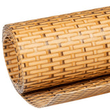 Balcony Screen Light Brown 400x80 cm Poly Rattan 156268