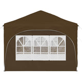 Pop-up Party Tent 575 x 288 x 245 cm Taupe Oxford Fabric 42019894