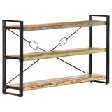 3-Tier Bookcase 140x30x80 cm Solid Reclaimed Wood 320633