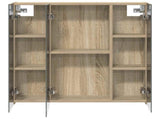 Bathroom Mirror Cabinet Sonoma Oak 70 x 14.5 x 70 cm 889089