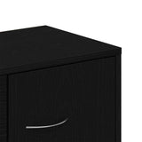 Sideboard Black Oak 60x30x75 cm Engineered Wood 862449