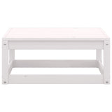 Garden Lounge Set White Solid pinewood Medium Modular 3075455