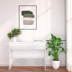 Console Table White 100x35x76.5 cm Engineered Wood 809836