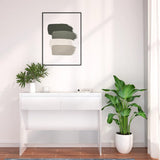 Console Table White 100x35x76.5 cm Engineered Wood 809836