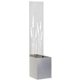 Garden Privacy Screen Sliver 32 x 150 cm Stainless steel 876396