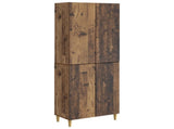Cabinet Set 2 pcs Old Wood 66 x 34.5 x 90 cm Engineered Wood 3416545