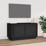 TV Cabinet Black 80x35x45 cm Engineered Wood 819853