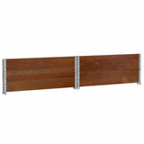 Pallet Collars 2 pcs Brown 100x100 cm Solid Wood Pine 4010292