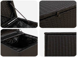 Cushion Box 55 x 55 x 69 cm steel 42026739