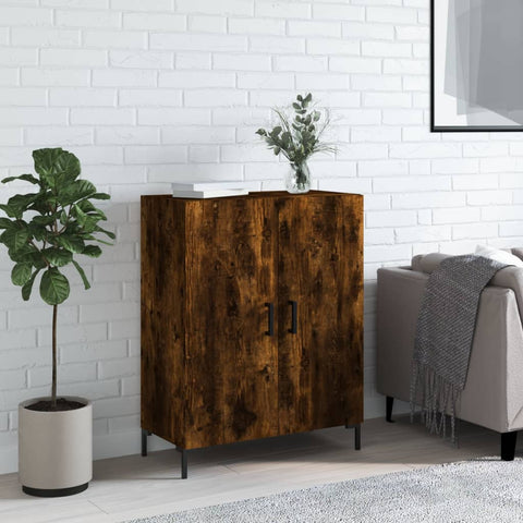 ZNTS Sideboard Smoked Oak 69.5x34x90 cm Engineered Wood 827729