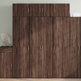 Highboard Brown Oak 70x42.5x185 cm Engineered Wood 3281433