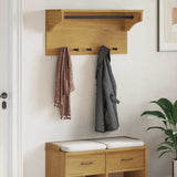Wall-mounted Coat Rack SANDNES 87x30x42 cm Solid Wood Pine 4010473