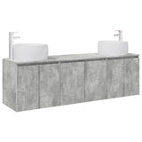 Bathroom Cabinet Set 3 pcs Concrete Grey 49.5 x 44.5 x 66 cm 3405710