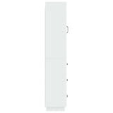 Cabinet Set 2 pcs High Gloss White 33 x 34.5 x 87 cm 3416812
