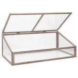 Greenhouse Grey 110x56x39 cm Fir Wood 362647