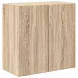 TV Wall Cabinet Sonoma Oak 59.5 x 31 x 60 cm Engineered Wood 892351