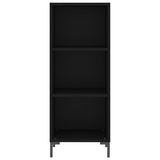 Sideboard Black 34.5x32.5x90 cm Engineered Wood 828733