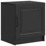 Bedside Cabinet Black 43 x 34.5 x 47 cm Engineered Wood 895717