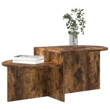Coffee Table Smoked Oak 100 x 50 x 40 cm Engineered Wood 8001051
