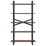 Bookshelf Smoked Oak 100 x 33.5 x 178 cm Engineered Wood 883936