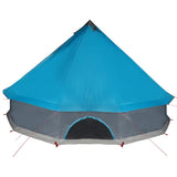 Family Tent Tipi 6-Person Blue Waterproof 94586