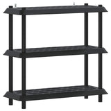 Shelving Unit 3-Tier 100 x 40 x 96 cm PP Anthracite 8011744