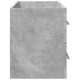 Sink Cabinet Concrete Grey 100x38.5x48 cm Engineered Wood 856233