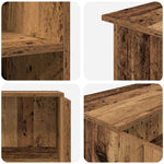 Reception Desk Old Wood 100x50x103.5 cm Engineered Wood 3324167