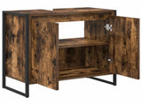 Bathroom Cabinet Smoke Oak 60 x 30 x 60 cm Engineered Wood 886488