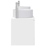 Bathroom Cabinet Set 3 pcs High Gloss White 3405731