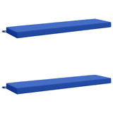 2-Piece Bench Cushions SOEST 2 pcs 100% Polyester Royal Blue 949925