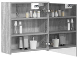 Bathroom Mirror Cabinet with Door Grey Sonoma 43 x 16 x 62.5 cm 889140