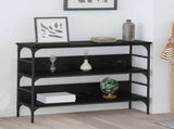 Console Table Black oak 100 x 32 x 75 cm Engineered wood 883555
