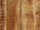Dining Table Solid Mango Wood and Steel Cross 180 cm 244805