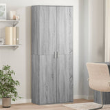 Highboard Grey Sonoma 70x35x180 cm Engineered Wood 3276663