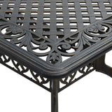 Garden Dining Set Bronze Cast aluminium Medium Ergonomic 3216316