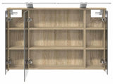 Bathroom Mirror Cabinet Sonoma Oak 73.5 x 16 x 62.5 cm 889177